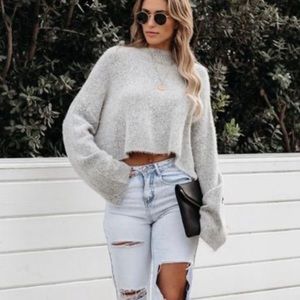 VICI Collection Whispering Pines Cropped Sweater